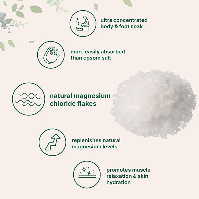 Micro Ingredients Magnesium Flakes, 6lbs | Great Alternative to Epsom Salt - Image 4