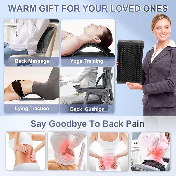 MINOLL Back Stretcher for Lower Back Pain Relief, Back Cracking Device - Image 7