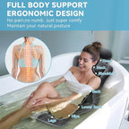 Full Body Bath Pillow for Bathtub RUVINCE Ergonomic Luxury Bathtub Pillow - Image 2