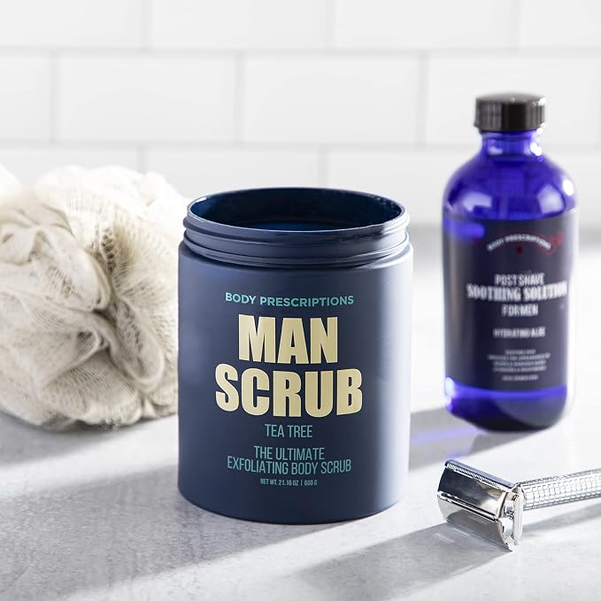 Body Prescriptions Men’s Exfoliating Body Scrub – Ultimate Skin Cleansing Wash - Image 4