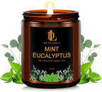 Mint Eucalyptus Candles, Mint Eucalyptus Scented Candle, Mother's Day Candle by DLDREAMYDEWLA