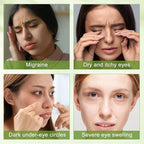 4 Pcs Jade Eye Mask & Skin-Safe Glass Facial Massage Tool, Jade Cooling Mask & - Image 4