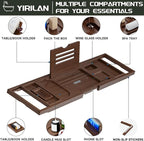 Yirilan Bathtub Trays for Tub, Bath Tray, Foldable Bathtub Caddy - Image 5
