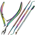 FANDAMEI Cuticle Kit, Manicure Pedicure Tools, Nail Cuticle Nippers, Ingrown by FANDAMEI
