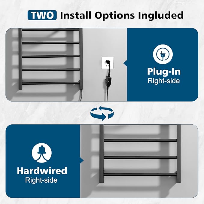 Heated Towel Racks for Bathroom, Hot Towel Warmer - Image 3