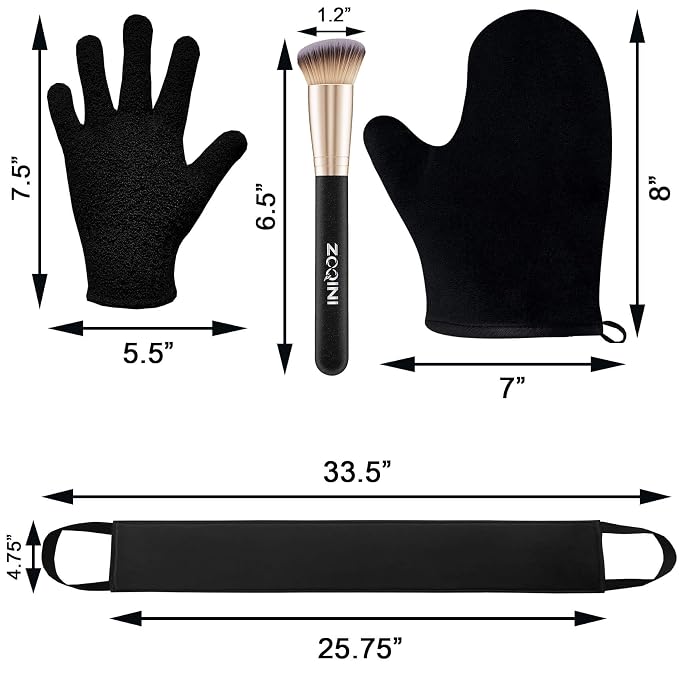 Self Tanning Mitt Kit, Velvety Soft Tanner Mitt, Back Tanning Applicator - Image 7