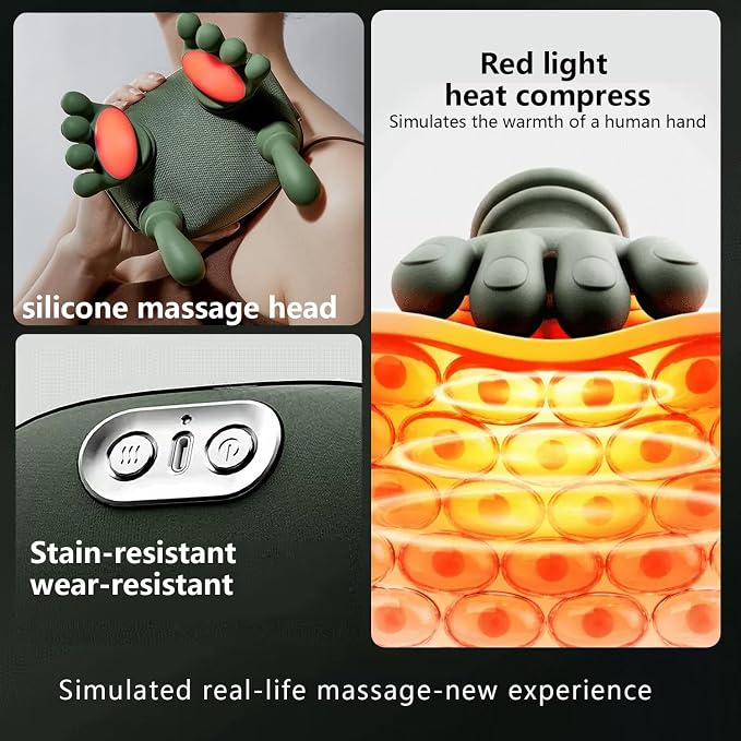 Neck Massager 2025, with Heat Electric Shoulder & Cervical Massage - Image 4
