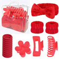 16 Pcs Skincare Headband Set, Face Washing Headband by XiuyingFeng