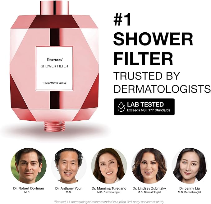 Filterbaby Diamond Shower Filter, IAPMO Certified to NSF177 Standard, Expert - Image 7