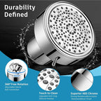 FEELSO Filtered Shower Head, High Pressure 6 Spray Modes Shower Head - Image 6