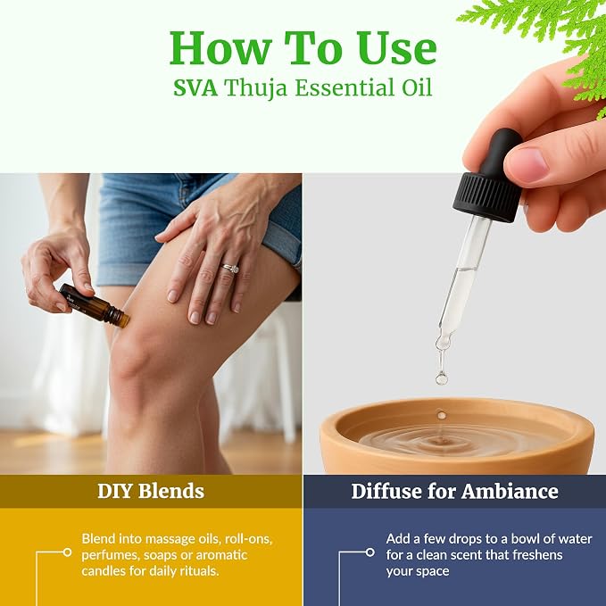 SVA Thuja Essential Oil – 4 Fl Oz – 100% Natural Thuja Oil - Image 6