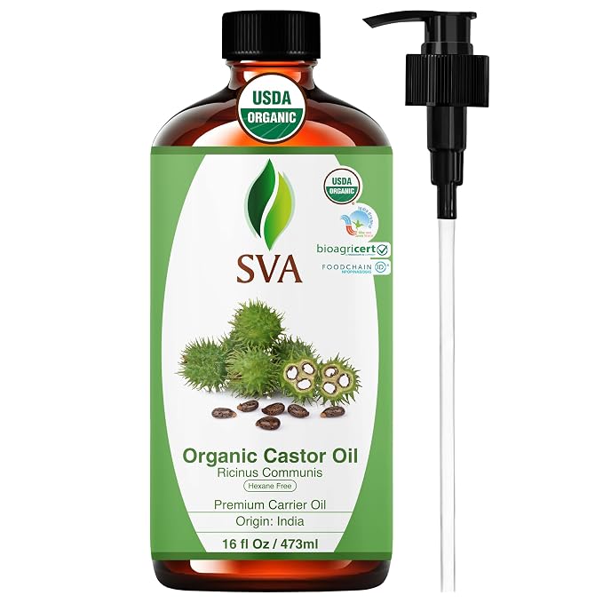 SVA Castor Seed Oil Organic by SVAORGANICS