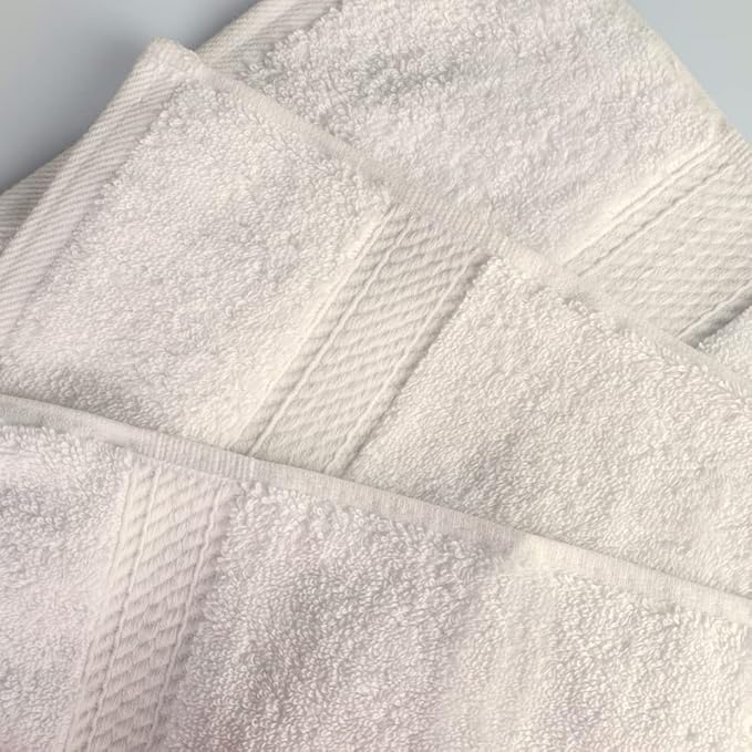 SUPERIOR Egyptian Cotton Pile 3 Piece Towel Set, Includes 1 Bath, 1 Hand - Image 5