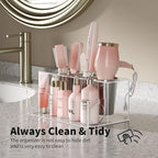 NIUBEE Hair Tool Organizer, Bathroom Countertop Blow Dryer Holder, Vanity Caddy - Image 7