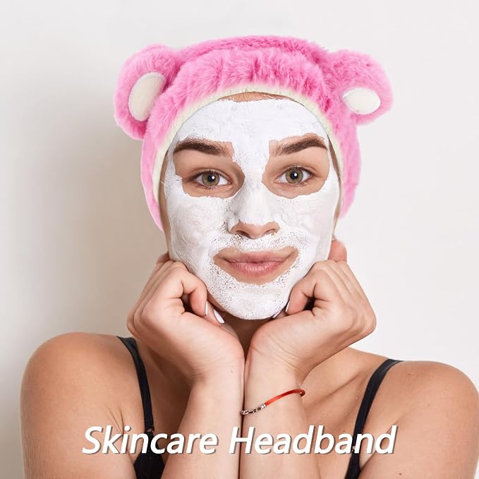 VELSCRUN Spa Headband, Makeup Face Wash Skincare Headbands, Stuff - Image 4