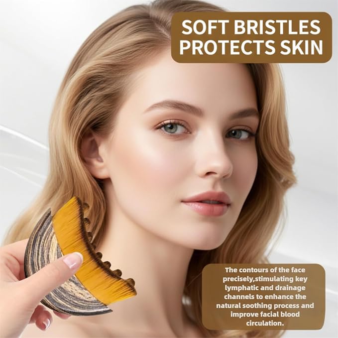 Lymphatic Contour Face Brush Improves Skin Glow - Image 2