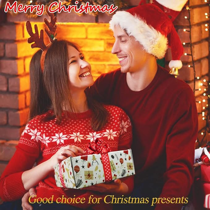 Christmas Candles Gifts for Women, 4 Pack Scented Candles Set, 120 Hour Long - Image 6