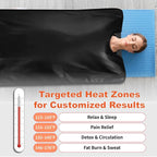 Portable Sauna Blanket for Home Use, Full Body Heated Bag - Image 4
