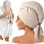Umisleep 100% Microfiber Hair Towel, Large Curly Hair Towel by Umisleep