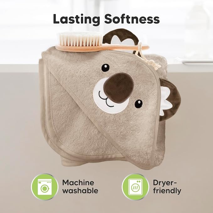 KeaBabies Hooded Baby Towel for Newborn - Image 6
