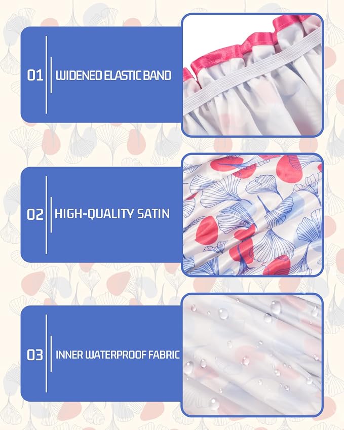 Aquior Shower Caps, Reusable Shower Cap - Image 4