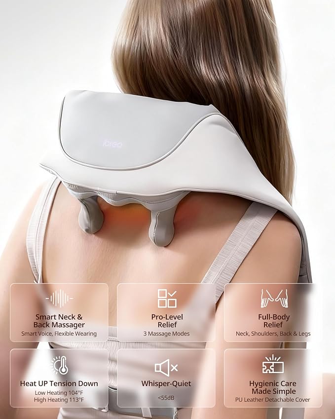 Cordless Shiatsu Neck and Back Massager - Image 3