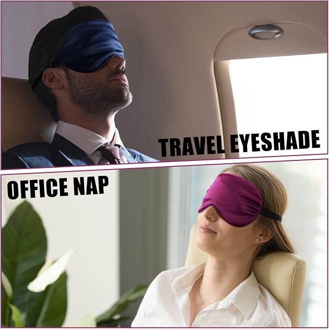 Tarpop 12 Pcs Silk Sleep Eye Mask - Image 7