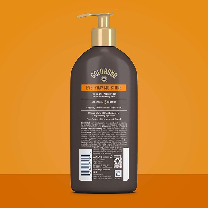 Gold Bond Men's Essentials Everyday Moisture Daily Body & Hand Lotion - Image 5