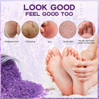 Foot Soak 6 Himalayan Foot Bath Salt Set Orange Lavender Aloe Ocean Blue - Image 4