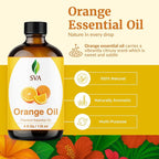 SVA Orange Essential Oil – 4 Fl Oz – 100% Natural Orange Oil - Image 2