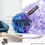 Loofah Sponge Bath Sponge for Women Men 4 Pack - Image 7