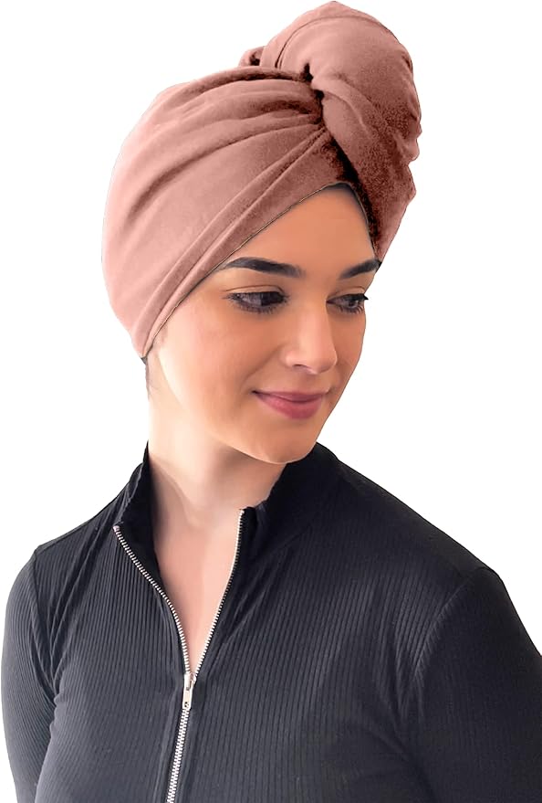 Elizabeth Roberts 100% Cotton T Shirt Hair Towel Wrap Plopping Essential Turban - Image 2