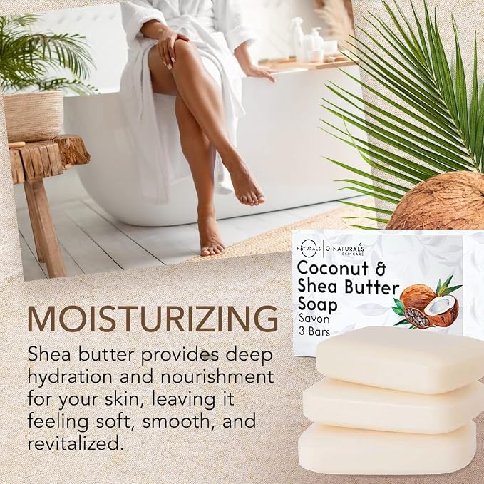 O NATURALS 3-Pack Organic Soap Bar 4oz each-100% Vegan Cold Process Body Wash - Image 2