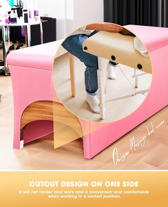 Onism Lash Bed Cover-Wipeable PU Leather Massage Bed Cover, Waterproof - Image 6