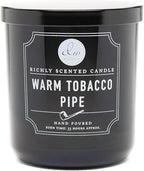 DW Home Warm Tobacco Pipe Scented Candles, 9 oz Single Wick Medium Jar by DWHome