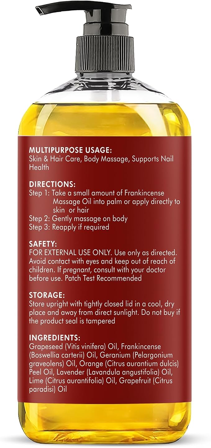 MAJESTIC PURE Frankincense Scar & Stretch Massage Oil - Image 7