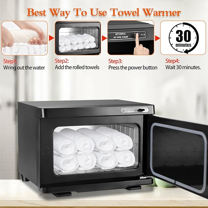 Hot Towel Warmer, Medium Towel Warmer Cabinet, Spa Hot Towel Caddy - Image 6