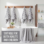 SmoothNovelty 16 Pack Microfiber Bath Towels Bulk 27'' x 60'' Oversized Size - Image 6