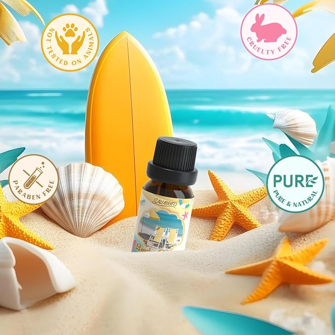 SALUBRITO Beach Fragrance Oils Set, Summer Essential Oils - Image 2
