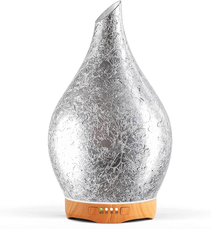 Porseme 280ml Essential Oil Diffuser, 3D Glass Aromatherapy Diffusor, by Porseme
