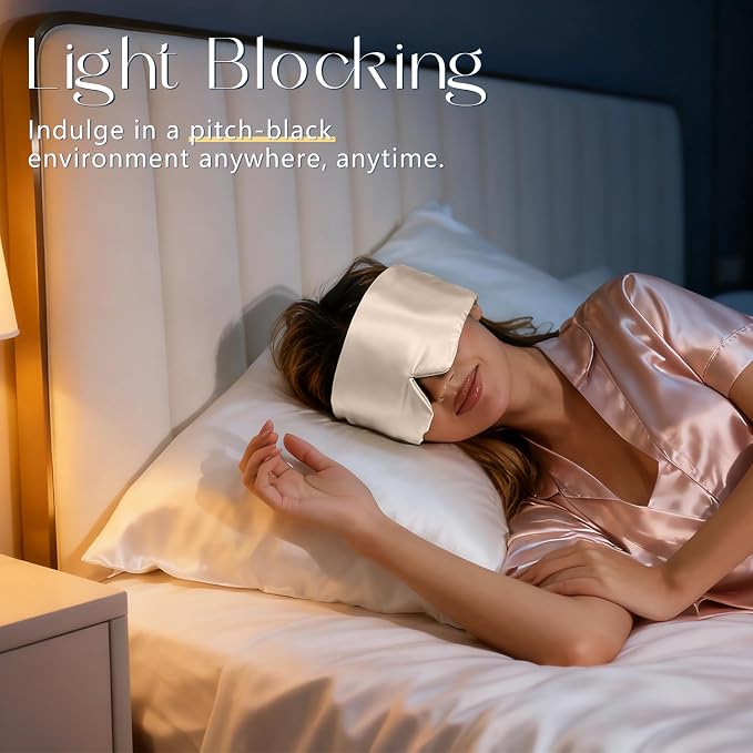 ZIMASILK 100% 22 Momme Mulberry Silk Sleep Mask - Image 4