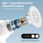 Electric Callus Remover for Feet, 2 in 1 Electric Foot File Grinder, - Image 3