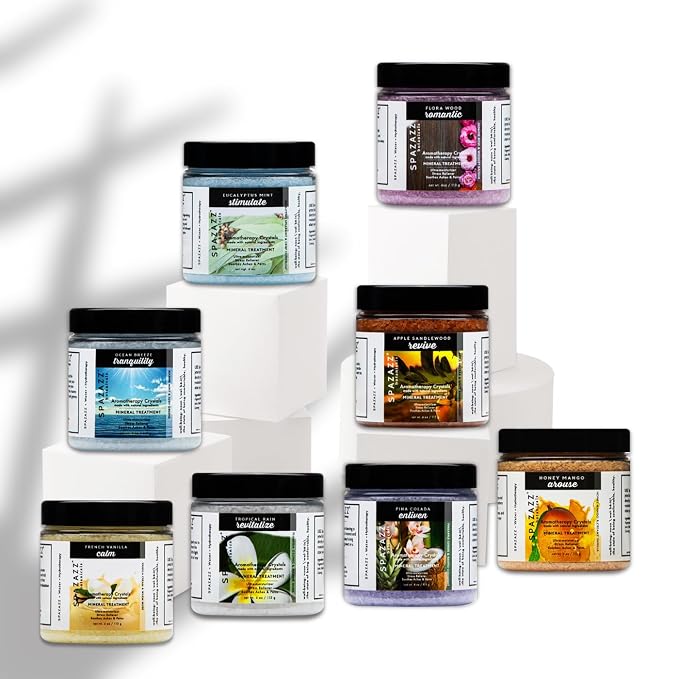 Hot Tub Aromatherapy Bath Salt 8-Pack Botanicals Bundle - Image 8