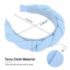 Spa Headbands for Women Skincare Makeup Headband for Washing Face Puffy Bubble - Image 2