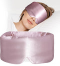 100% Mulberry Silk Sleep Mask, Large Eye Cover by Atreebay
