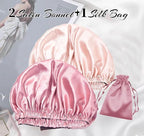 3Pcs Hair Bonnets For Sleeping Satin Bonnet For Women Silk Bonnets Womens Curly - Image 2