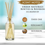 Urban Naturals Bowties & Bourbon Reed Diffuser Gift Set | Dark Oak, Bergamot & - Image 8