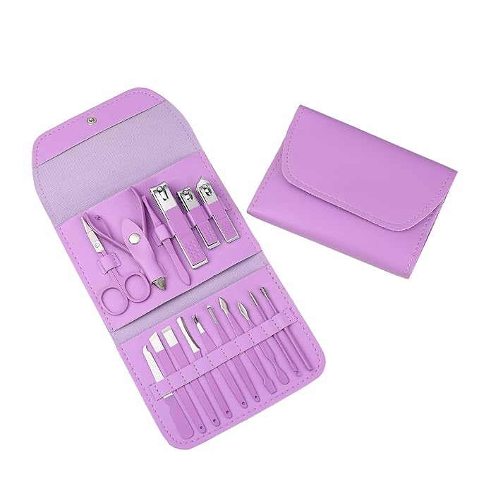 Manicure Set, Nail Clippers, Pedicure Kit, 16 in 1 Professional Grooming Kit by Felico