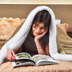 KAWAHOME Sherpa Fleece Twin Size Blanket - Image 2