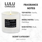 Lulu Candles | Vanilla Oak | Luxury Scented Soy Jar Candle | Hand Poured in The - Image 2
